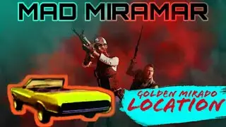 Golden mirado PUBG MOBILE || golden mirado location MAD MIRAMAR PUBG MOBILE