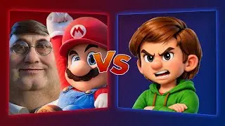 MUGEN Battle - Mario/Peter Griffin vs Boris Anderson