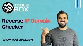 How to use Reverse IP Domain Checker | WWW.TOOLSBOX.COM