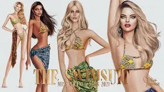 Miss France Sims 2021 THE SWIMSUIT