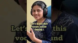 Quick trick to make the vocals sound thick