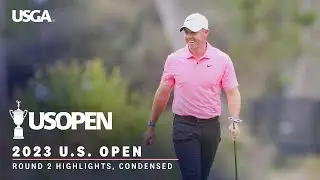 2023 U.S. Open Highlights: Round 2, Condensed