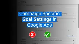 Quick Tip: Optimiznig for Campaign-Specific Conversion Goals in Google Ads