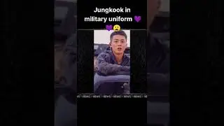 If Jungkook in militarily uniform 😍😍😍