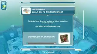 The SIMS FreePlay - Souse Judgemental Quest - Call a Sim to the Restaurant