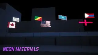 Unreal Engine Marketplace - Neon Materials Overview (2.0)