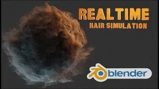 Blender Quick Tips #7 - Realtime Hair simulation in Blender 2.9