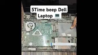 Dell laptop 5 time beep sound | 5 beep dell laptop | 5 beep in dell laptop 
