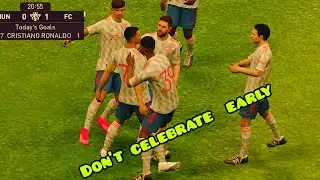 Opponent celebrate early what happened next ? | pes 2022