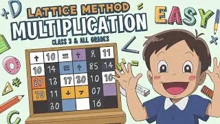 Lattice Method Multiplication ✖️🔢 | Class 3 Samacheer & All Grades 🎒📚   🚀 Std 3 maths term 2