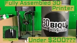 Assembled 3D Printer Under $200 - BIQU Magician Review