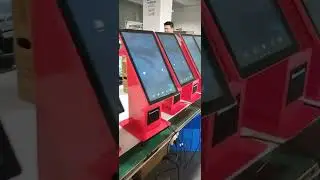 Touchscreen Self Service Auto Ordering Food Kiosks Machine