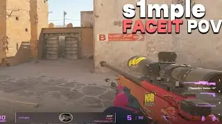 s1mple PLAYS AN INTENSE FACEIT MATCH🔥(48 KILLS)