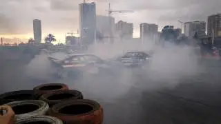 BMW and Nissan silvia beatifull drift