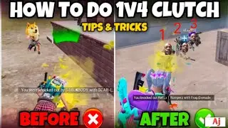 HOW TO CLUTCH 1V4 IN BGMI/PUBG 🔥BEST CLUTCH TIPS & TRICK.....#bgmi #ajgangstergaming#tipsandtricks