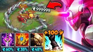Hecarim but I ONLY build move speed items and my passive grants me over 100 AD