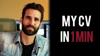 video cv part7 -  My CV in 1 minute