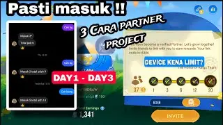 Full Tutorial Partner project Lengkap Day 1 - Day 3 , mengatasi Device kena Limit juga !! ( Update )