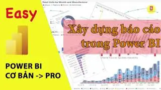 [Tự học Power BI P4] Hướng dẫn xây dựng 1 báo cáo đơn giản trong Power BI