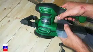 Эксцентриковая шлифмашинка FinePower EG0120.   Обзор,пробная работа.