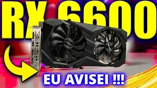 RX 6600 Vale a pena em 2025?? TESTES COMPLETOS EM JOGOS PESADOS E ATUAIS 2025!