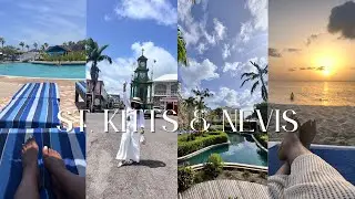St. Kitts  & Nevis Vlog | Hurricane Ernesto RUINED our trip | Hamilton beach Villa | Marriott