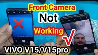Vivo V15 Front Camera Not Working | Vivo V15 Pro Front Camera Not Working | Solution