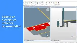 How to Edit Sheet Metal In 2D and 3D at the Side by Side! - BricsCAD Mechanical