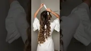 Overnight heatless curls😍 #hairstyle #curls #beautifulcurls #hairstyling #longhair #longhair