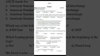 class 11 question model