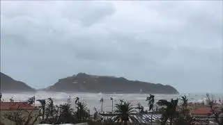 Philipsburg St. Maarten Bay, Great Bay and Little Bay the next day after HURRICANE IRMA