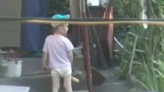 The boy was hungry