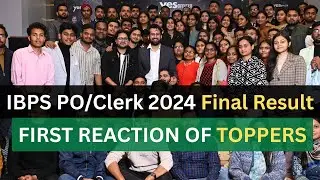 First Reactions ❤️🔥 : IBPS PO & Clerk 2025 Selected Students || with Aashish Arora