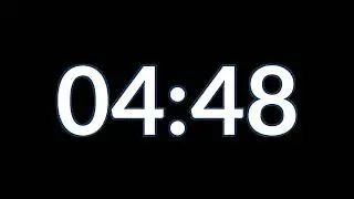 Five minute timer with Smash Bros SFX (30-second buzzer)