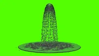 Green Screen Water Flow