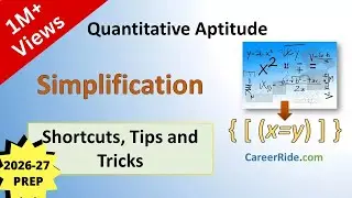Simplification - Shortcuts & Tricks for Placement Tests, Job Interviews & Exams