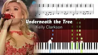 Kelly Clarkson - Underneath the Tree - Karaoke Piano Tutorial