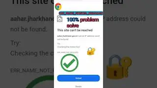 DNS PROBE FINISHED NXDOMAIN error fixed 100% mobile || How to Fix Dns probe STARTED NXDOMAIN
