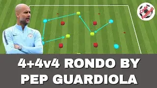 4+4v4 rondo by Pep Guardiola!
