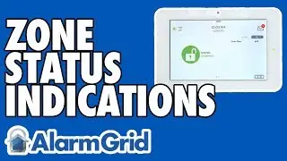 Zone Status Indications on the Qolsys IQ Panel 2 Plus