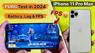iPhone 11 Pro Max PUBG Test in 2024🔥| Detailed BGMI Test in hindi⚡️