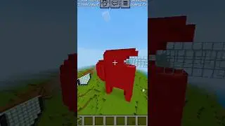 Minecraft×among us build                           #building #amongus #minecraft #shorts #viral