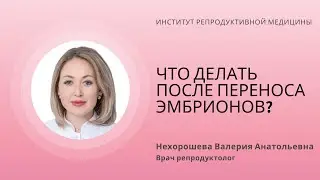 ЧТО ДЕЛАТЬ ПОСЛЕ ПЕРЕНОСА ЭМБРИОНОВ?