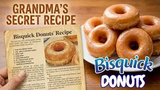 Exploring Grandma's Recipe Clippings: Homemade Bisquick Donuts 🍩