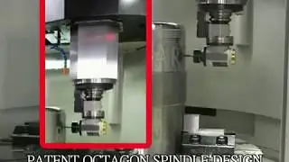 Radar CNC Vertical Lathe model RAL-12M with angle head