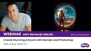 Webinar: Create Stunning Artwork with Blender & Photoshop