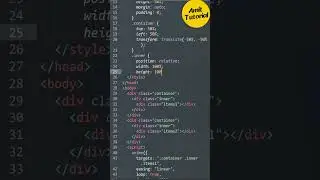 Gradient Animation Using HTML, CSS & JavaScript #shortsfeed #shorts #amittutorial