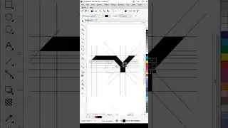 Letter BY Logo Design in Coreldraw #shortsvideo #shorts