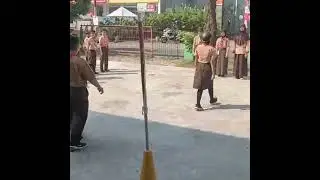 Upacara pembukaan latihan Pramuka Penggalang