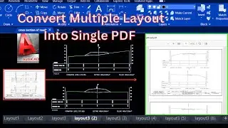 Convert Multiple Layout Into Single Pdf In Autocad In Nepali || ExportPdf In Autocad